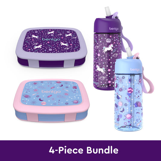 bentgo-kids-prints-lunch-boxes-and-water-bottles-o4 bentgo-lunch-box-bottle-bundle-unicorn-galaxy-1.jpg